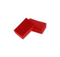 Classic red erasers for clean pencil mark removal