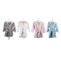Child's bathrobes in assorted colours from Rysons