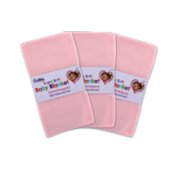 Pink Fleece Baby Blanket by Rysons