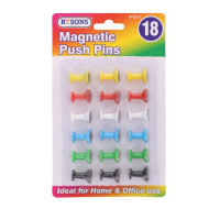 Rysons 18 Pack Magnetic Push Pins for whiteboards and fridges