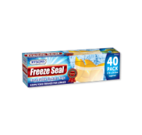 40-Piece Zipper Freezer Bags Medium
