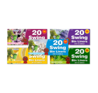 Rysons scented swing bin liners roll with tie handles 20 pack
