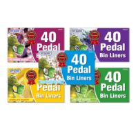 Rysons Scented Pedal Bin Liners 40 Pack with Tie Handles