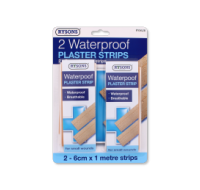 Rysons Waterproof Plaster Strips 2 x 1m Rolls for wholesale medical supplies