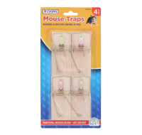 Rysons Traditional Mouse Traps 4 Pack for bulk purchase