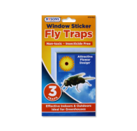 Rysons Window Sticker Fly Traps Pack of 3 for commercial use.