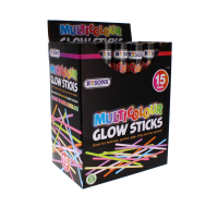 Rysons Multi Colour Glow Sticks 15 Pack for wholesale
