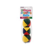 Rysons Multi-Coloured Juggling Balls 3 Pack