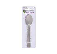 Rysons Stainless Steel Tea Spoons 6 Pack for catering