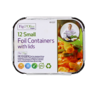 Rysons small foil food containers with lids 12 pack