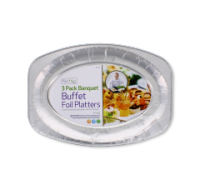 Rysons large aluminium foil buffet platters 3 pack