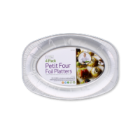 Rysons Oval Aluminium Foil Serving Platters pack of 4