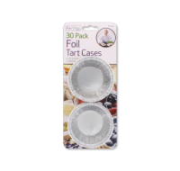 Rysons Foil Tart Cases Standard Size 30 Pack for wholesale baking