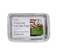 Rysons large aluminium foil cake trays pack of 3