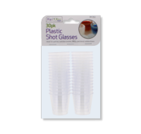 Rysons Plastic Shot Glasses 30 Pack for wholesale purchase