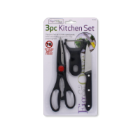 Rysons Kitchen Scissors Knife Peeler Set 3 Pcs for wholesale