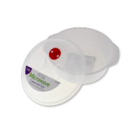 Clear 1 Litre Microwaveable Casserole Dish with Vented Lid