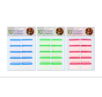 Mini square storage containers 10 pc set