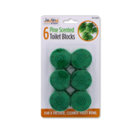 Pine Fresh Toilet Blocks in a pack of 6