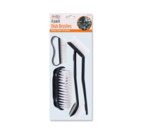 Four multi-purpose dish brushes in a set