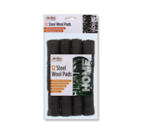Rysons Steel Wool Scrubber Pads Heavy Duty 12 Pack