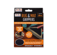 Non-slip rug and mat grips in a 4 pack