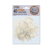 Rysons Curtain Track Glide Hooks 40 Pack