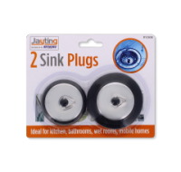 Rysons Universal Sink Plugs Mixed Size 2-Pack on hanging card