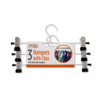 Metal trouser and skirt hangers 3 pack