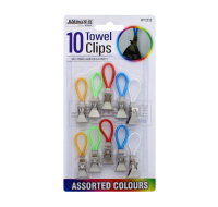 Rysons Towel Clips 10 pc - Metal Tea Towel Hanging Clips