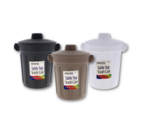Assorted large countertop waste bins for trade
