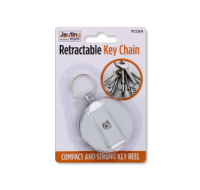 Rysons retractable key chain made from metal
