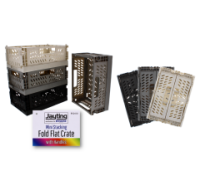 Rysons Collapsible Mini Stacking Storage Crate, studio shot
