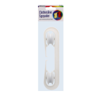 S-Shaped Clothesline Spreader separating laundry lines