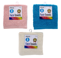 Rysons Face Towels 3 Pack for wholesale and bulk purchase RY-2760