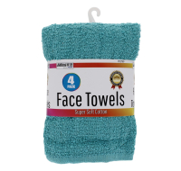 Rysons Face Towels 4 Pack displayed