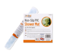 Non-slip PVC shower mat 48 x 31 cm