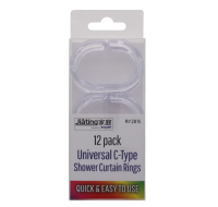 Universal C-Type Shower Curtain Rings