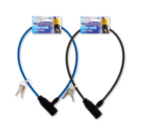 Rysons Coated Bike Security Cable Lock assorted colours red blue green
