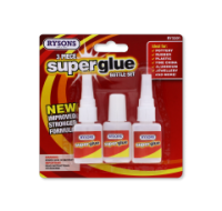 Super glue precision bottle set 3 pack