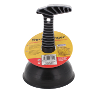 Black rubber heavy duty drain plunger