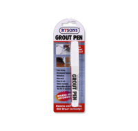 Rysons White 7ml Tile Grout Pen for refreshing tile lines