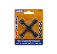 Rysons 4 Way Utility Key for gas, electric, and radiators