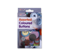 Assorted Coloured Buttons by Rysons