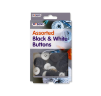 Rysons assorted black and white buttons