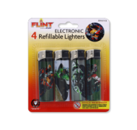Rysons Electronic Lighters Motorbike Design 4 Pack