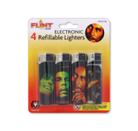 Rysons Electronic Lighters Bob 4 Pack