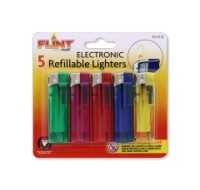 Rysons Refillable Electronic Lighters 5 Pack