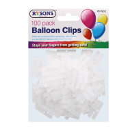 Reusable Balloon Sealing Clips Pack of 100 by Rysons