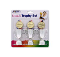 Rysons Trophy and Winner Medal Set 6 Pack